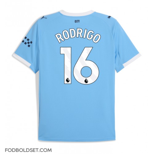Manchester City Rodri Hernandez #16 Hjemmebanetrøje 2025-26 Kortærmet
